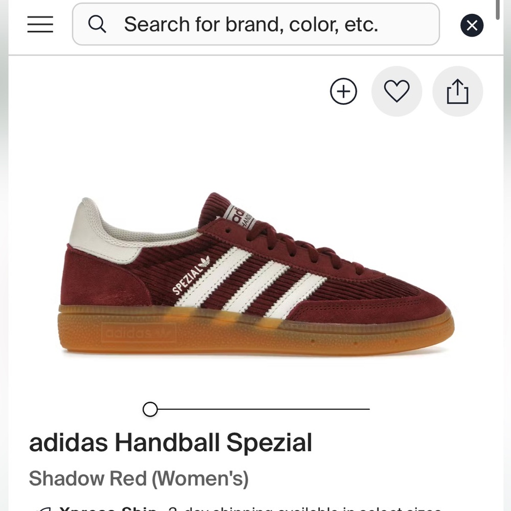 Adidas handball special shadow red 
Blogger favorite!